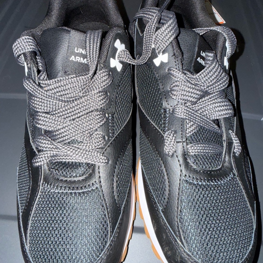 Under Armour Men’s Black and Gray Athletic Sneakers